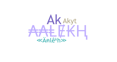 Apelido - Aalekh