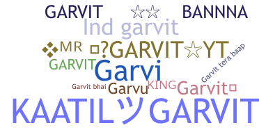 Apelido - Garvit