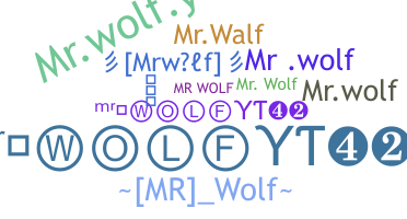 Apelido - Mrwolf