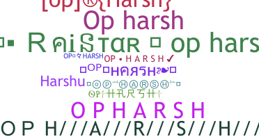 Apelido - Opharsh