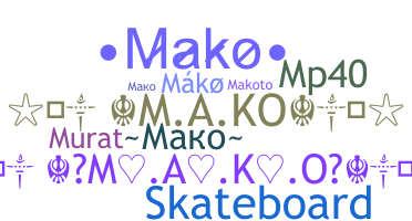 Apelido - Mako