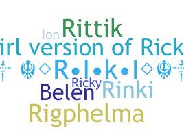 Apelido - Rikki