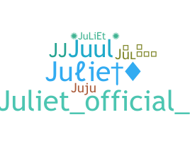Apelido - Juliet