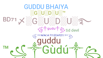 Apelido - Gudu