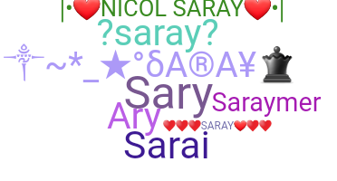Apelido - Saray