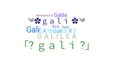 Apelido - Galilea