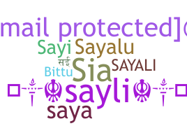 Apelido - Sayali