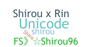 Apelido - Shirou