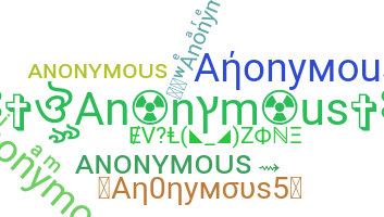 Apelido - Anonymous