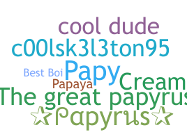 Apelido - papyrus