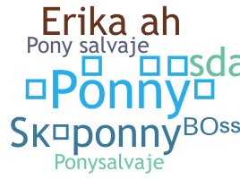 Apelido - Ponny
