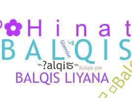 Apelido - Balqis