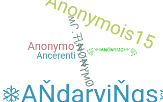 Apelido - anonymo