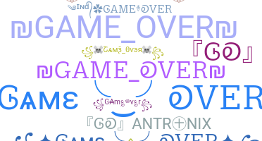 Apelido - GameOver