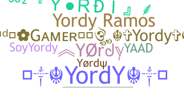 Apelido - Yordy