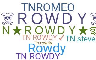 Apelido - Tnrowdy