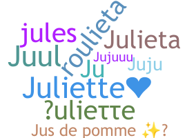Apelido - Juliette