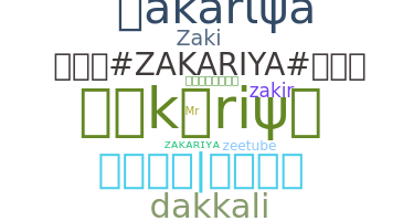 Apelido - Zakariya
