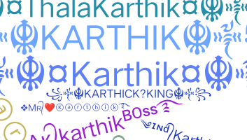 Apelido - Karthik