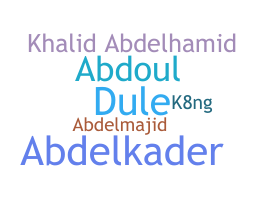 Apelido - Abdel