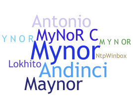 Apelido - Mynor