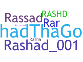Apelido - Rashad