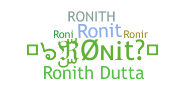 Apelido - Ronith