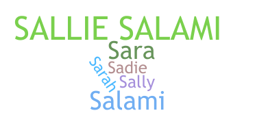 Apelido - Sallie