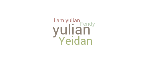 Apelido - Yulian