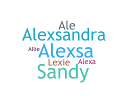Apelido - Alexsandra