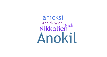 Apelido - Annick