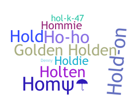 Apelido - Holden