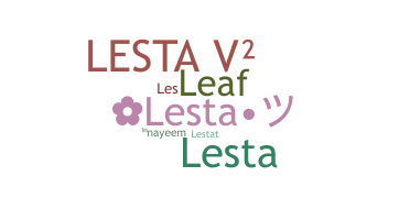 Apelido - Lesta