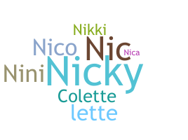Apelido - Nicolette