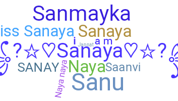 Apelido - Sanaya