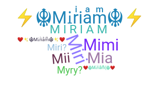 Apelido - Miriam