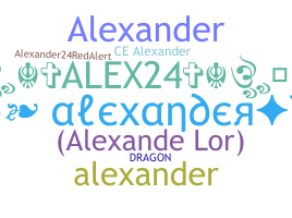 Apelido - Alexander24