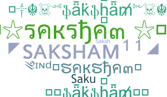 Apelido - Saksham