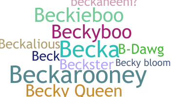 Apelido - Becky
