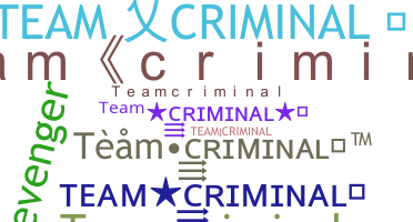 Apelido - Teamcriminal