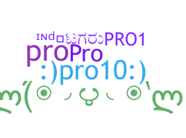 Apelido - Pro1