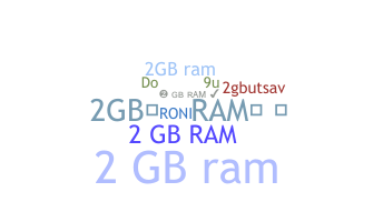 Apelido - 2GBRAM