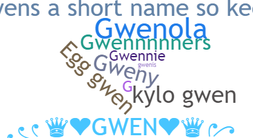 Apelido - gwen