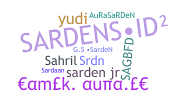 Apelido - Sarden