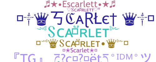 Apelido - Scarlet