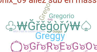 Apelido - Gregory