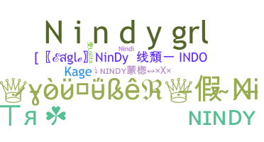 Apelido - Nindy