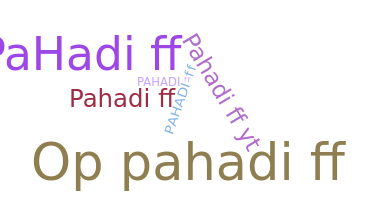 Apelido - Pahadiff
