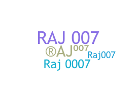 Apelido - RAJ007