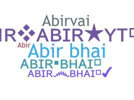 Apelido - AbirBhai